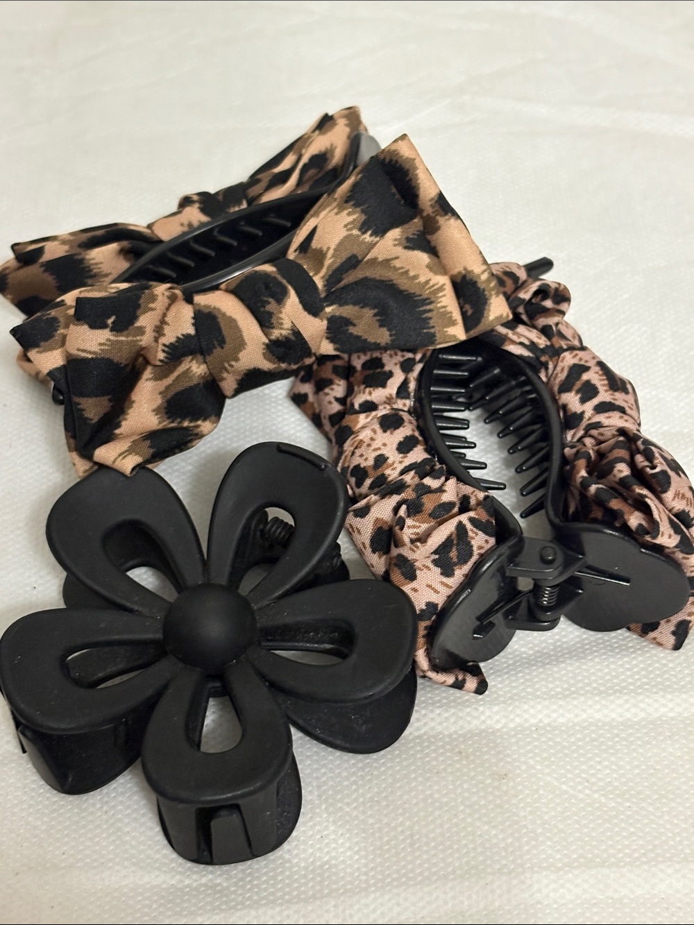 Leopard Hair Claw Set